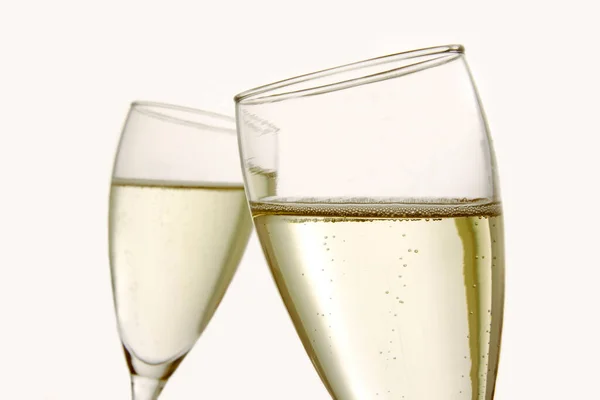 Bicchieri Champagne Con Bicchiere Spumante — Foto Stock