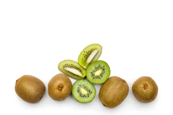 Kiwi Frucht Isoliert Auf Weißem Hintergrund — Stockfoto