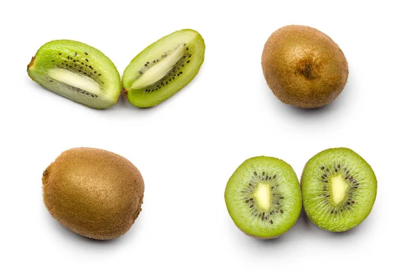 Kiwi Frucht Isoliert Auf Weißem Hintergrund — Stockfoto