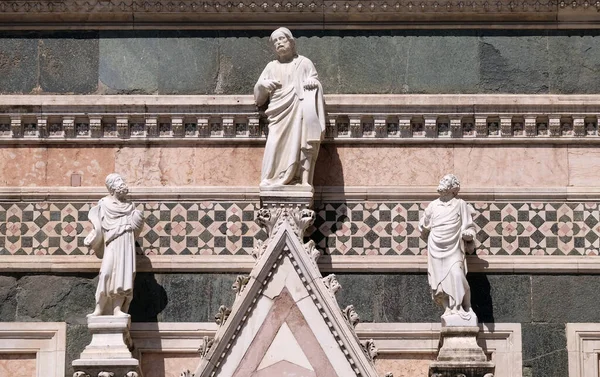 Two Prophets Redeemer Attributed Andrea Pisano Portal Side Wall Cattedrale — Stock Photo, Image