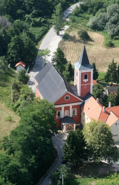 Iglesia San Leonard Noblac Kotari Croacia — Foto de Stock