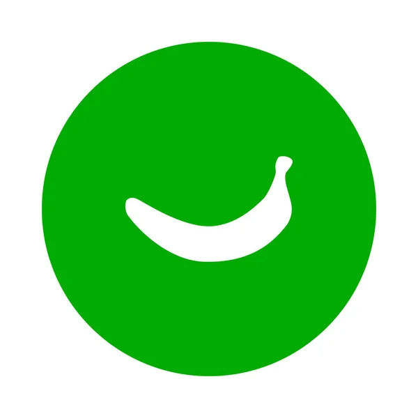 Banana Icona Vettoriale Illustrazione — Foto Stock