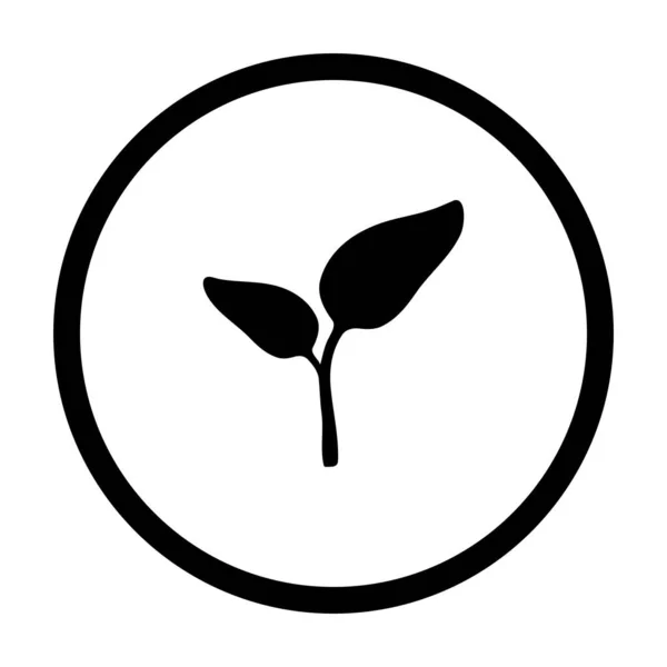 Ilustração Vetor Ícone Planta — Fotografia de Stock