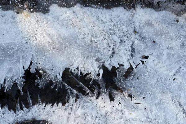 Río Congelado Invierno — Foto de Stock