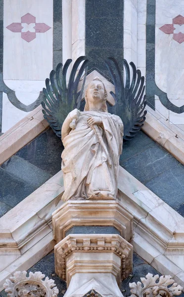 Angel Portál Cattedrale Santa Maria Del Fiore Katedrála Marie Květiny — Stock fotografie