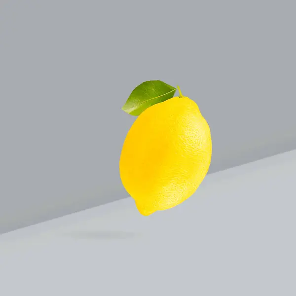 Цвет Года Иллюминирующий Желтый Ultimate Gray Падение Желтых Лимонов Двухцветном — стоковое фото