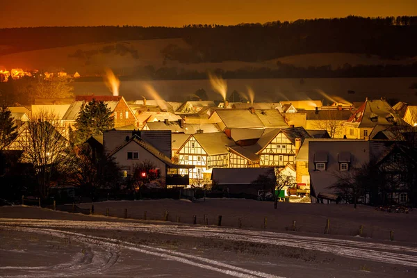 Die Stadt Des Neuen Jahres — Stockfoto