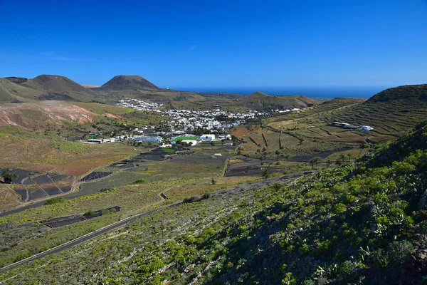 Het Stadje Haria Het Noorden Van Lanzarote Vallei Van 1000 — Stockfoto