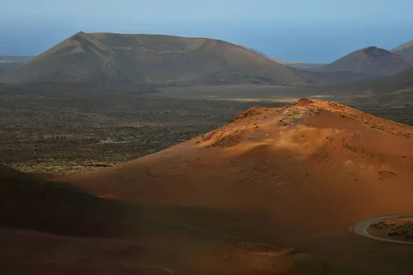 Timanfaya国家公园五彩斑斓的火山景观 西班牙加那利群岛兰萨罗特岛 — 图库照片