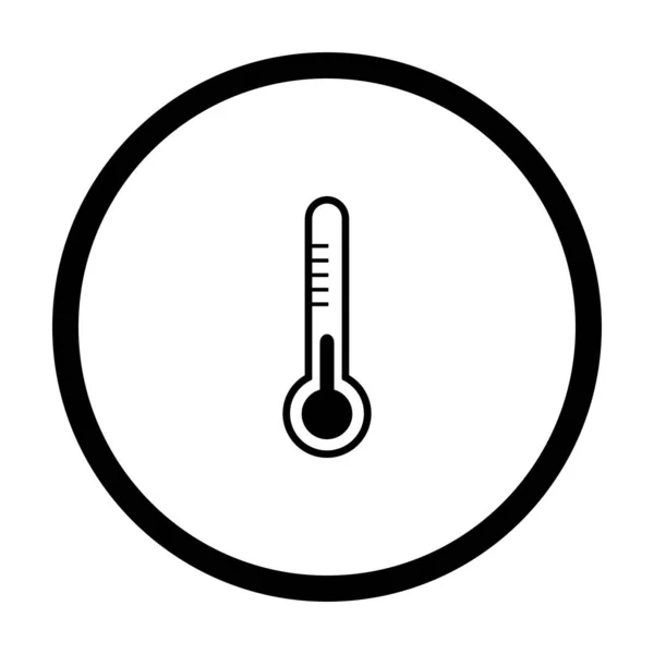 Thermometer Web Icoon Eenvoudig Ontwerp — Stockfoto