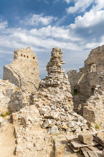 Rovine Del Castello Hrusov Distretto Zlate Moravce Regione Nitra Slovacchia — Foto Stock