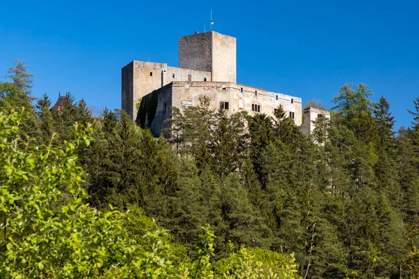 Die Alte Mittelalterliche Burg Der Stadt Carcassonne — Stockfoto