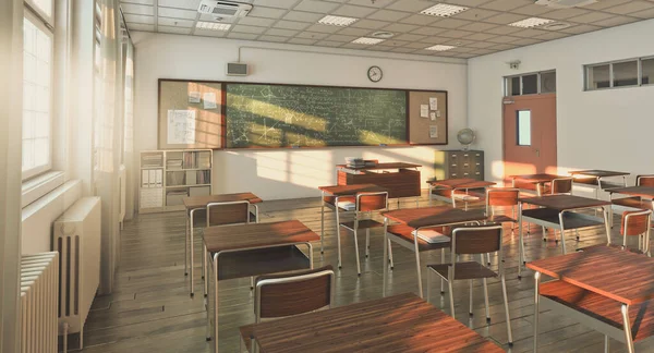 Εσωτερικό Ενός Σύγχρονου Σχολικού Δωματίου — Φωτογραφία Αρχείου