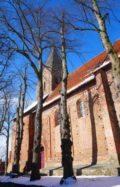 Stadskyrkan Jakob Och Dionysius Gadebusch — Stockfoto
