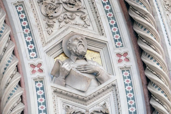 Florentine Saints Portal Cattedrale Santa Maria Del Fiore Katedrála Marie — Stock fotografie