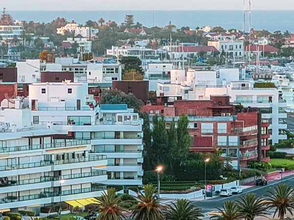 Aerial Urban Cityscape Punta Del Este City Maldonado Department Uruguay — Stock Photo, Image