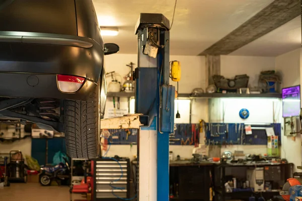 Auto Reparatie Service Onderhoud Uitrusting Voertuig Auto Vervoer Auto Industrie — Stockfoto