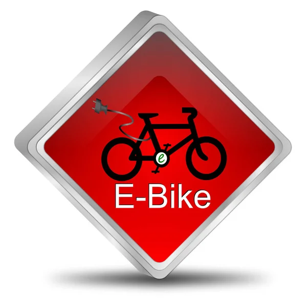 Bike Taste Rot Abbildung — Stockfoto