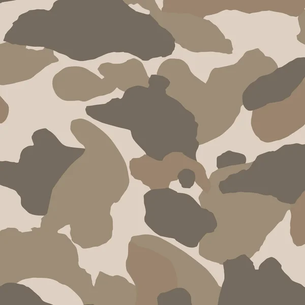 Militär Camouflage Textur Khaki Druck Hintergrund Vector Illustration — Stockfoto
