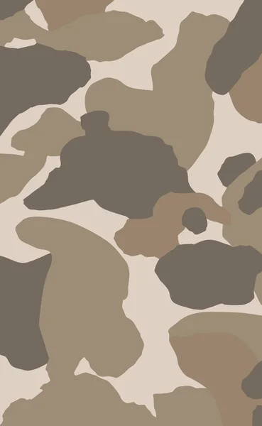 Militär Camouflage Textur Khaki Druck Hintergrund Vector Illustration — Stockfoto