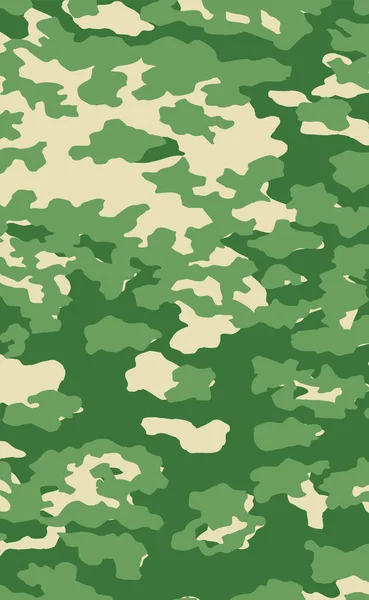 Militär Camouflage Textur Khaki Druck Hintergrund Vector Illustration — Stockfoto