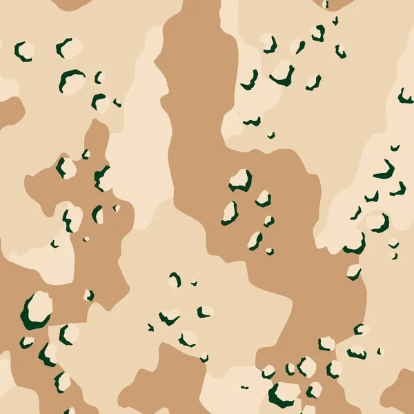 Militär Camouflage Textur Khaki Druck Hintergrund Vector Illustration — Stockfoto