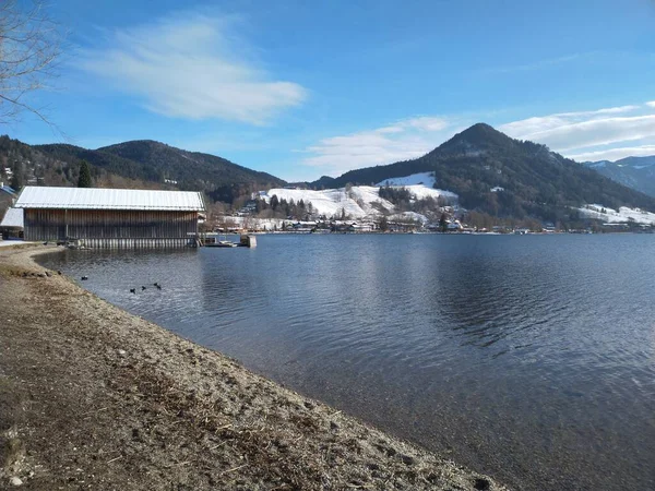 Prachtig Landschap Met Meer Bergen — Stockfoto