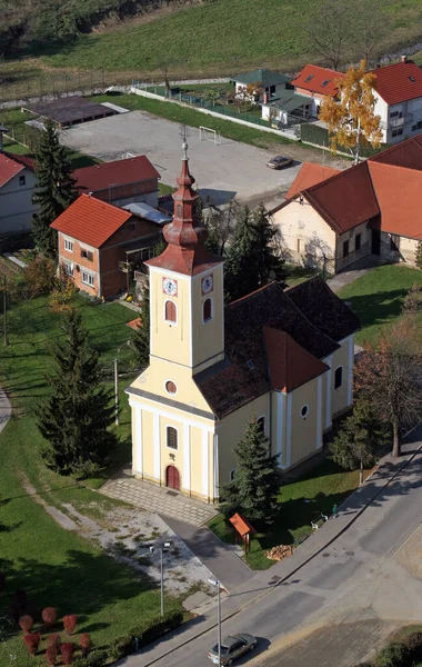 Socken Kyrkan Saint Francis Xavier Vugrovec Kroatien — Stockfoto