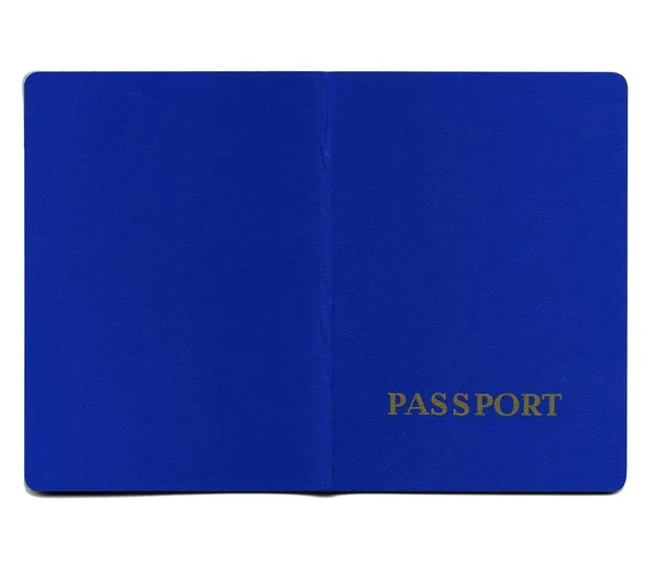 Foto Azul Branca Livro Com Espaço Branco Para Texto — Fotografia de Stock