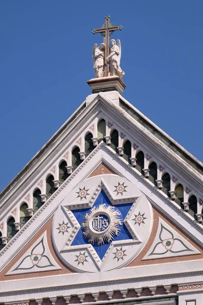 Ihs Schild Basilica Santa Croce Basilika Des Heiligen Kreuzes Berühmte — Stockfoto