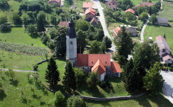Deki Saint Martin Kilisesi Martin Pod Okicem Hırvatistan — Stok fotoğraf