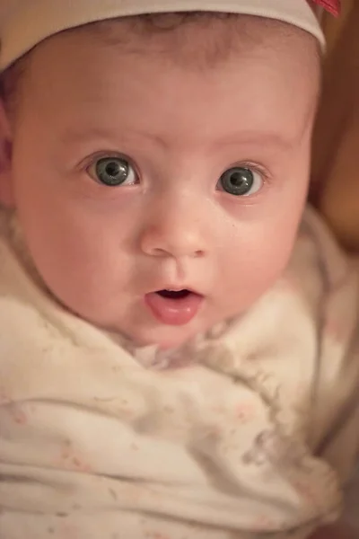 Retrato Bebê Bonito — Fotografia de Stock