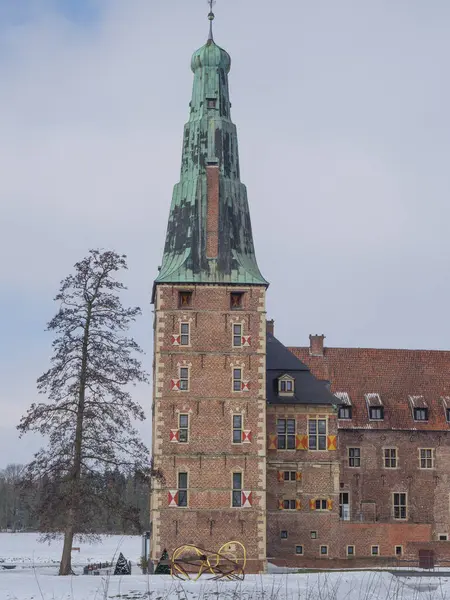 Vintertid Tysk Castle — Stockfoto