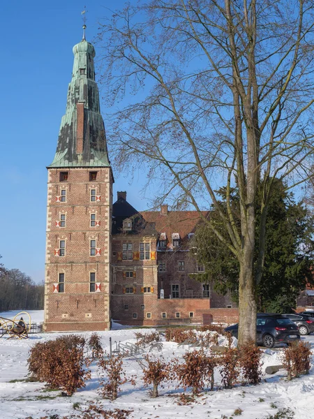 Vintertid Tysk Castle — Stockfoto