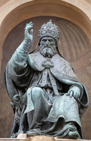 Statue Holy Trinity City Peter Basilica Saint Petersburg Russia — Stock Photo, Image