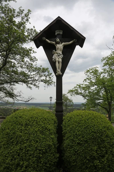 Распятие Приходская Церковь Святого Иакова Феленберге Германия — стоковое фото