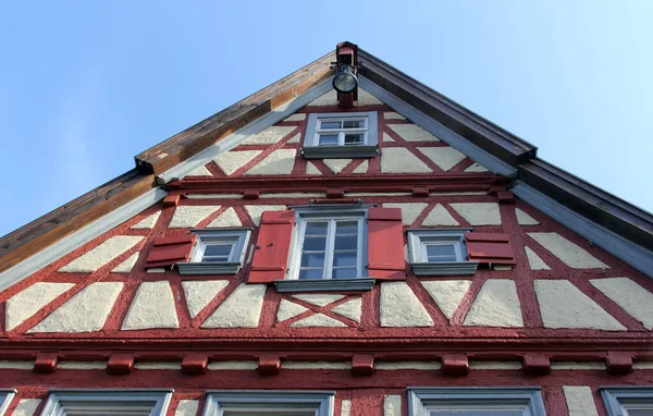 Παλιό Σπίτι Στην Πόλη Της Νυρεμβέργης — Φωτογραφία Αρχείου