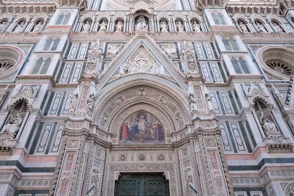 Portale Della Cattedrale Santa Maria Del Fiore Firenze Italia — Foto Stock