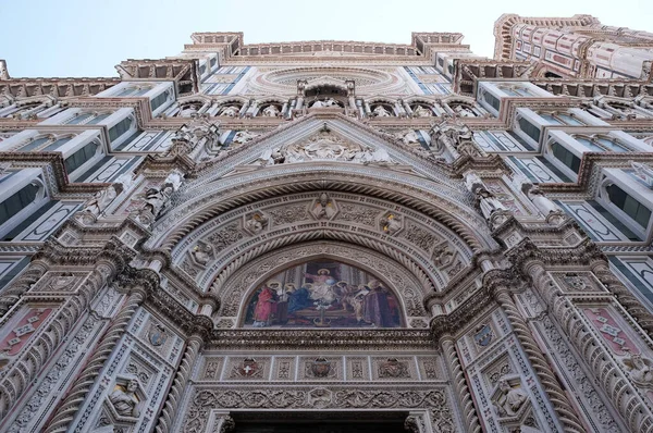 Портал Cattedrale Santa Maria Del Fiore Cathedral Saint Mary Flower — стоковое фото