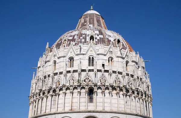 Baptisterium Johannes Kathedrale Maria Himmelfahrt Auf Der Piazza Dei Miracoli — Stockfoto