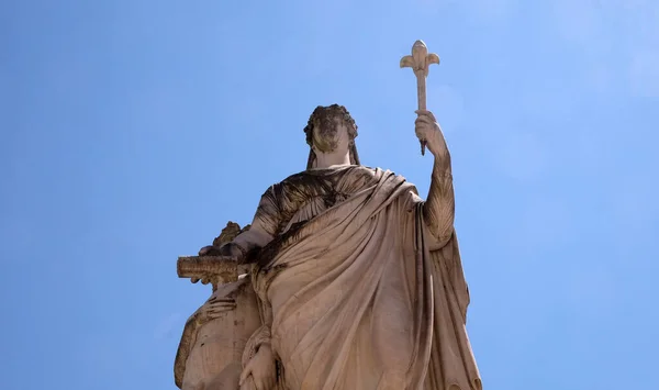 Estátua Maria Luísa Espanha Duquesa Lucca Lucca Itália — Fotografia de Stock