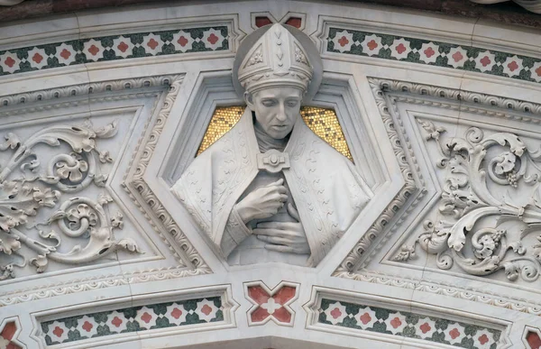 Florentine Saints Portal Cattedrale Santa Maria Del Fiore Katedrála Marie — Stock fotografie