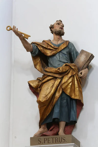 Svatý Petr Apoštol Bazilika Víta Ellwangenu Německo — Stock fotografie
