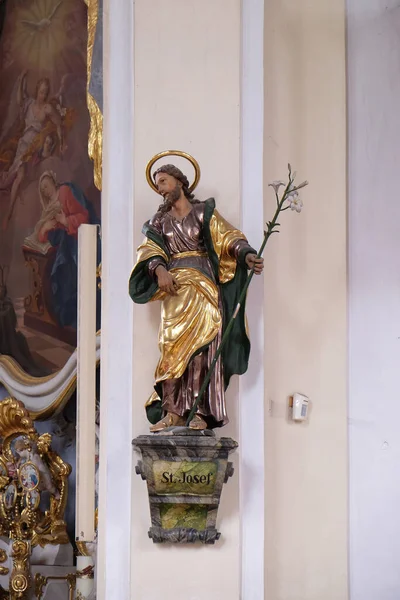 Святий Йосип Церква Марії Весперібільд Земетшаузені Німеччина — стокове фото