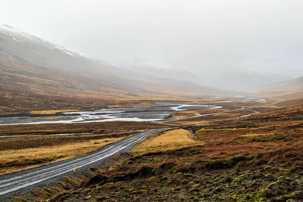 Auf Dem Weg Nach Mjoifjordur Der Ostseite Islands — Stockfoto