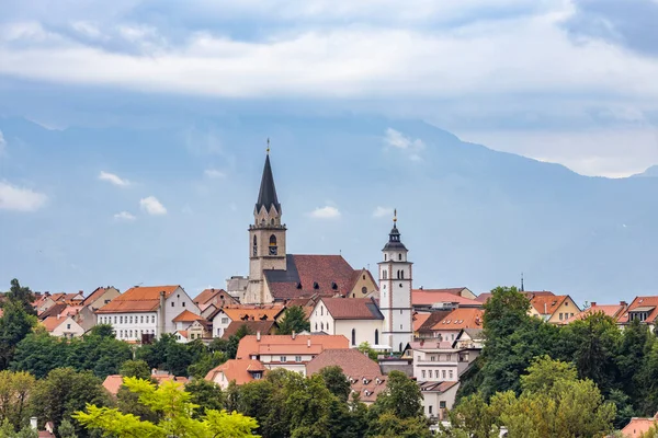 Widok Stare Miasto Cesky Krumlov Republika Czeska — Zdjęcie stockowe