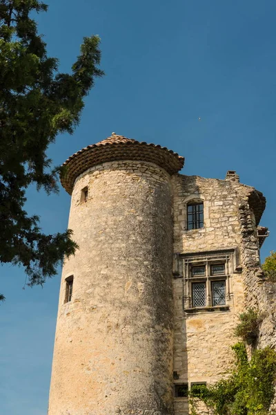 Historische Gebäude Einem Kleinen Französischen Dorf — Stockfoto