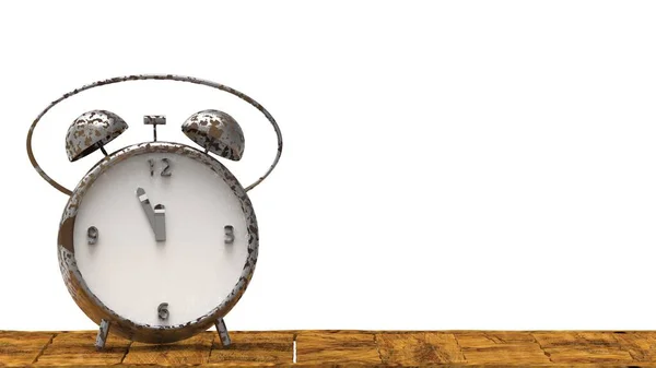 Weergave Van Vintage Klassieke Wekker Time Management Concept — Stockfoto