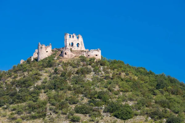 Château Ancienne Forteresse Dans Les Montagnes Crimée — Photo