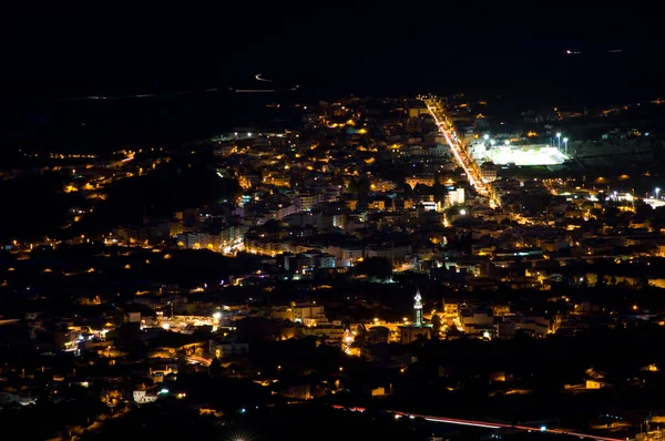 Ciudad Los Llanos Aridane Por Noche Palma Islas Canarias España — Foto de Stock